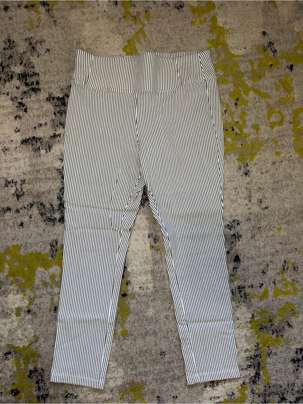 Worthington Striped Pull-On Skinny Pants